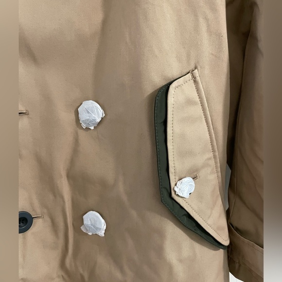 Coach Utility Trench Coat With Nylon Vest Sz 52 / Large NWT $895 - Picture 3 of 8